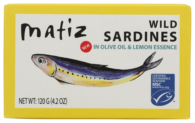Sardines with Lemon Packed in Olive Oil