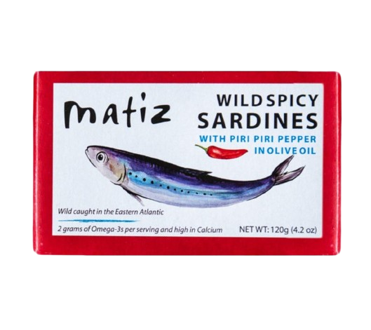 Spicy Wild Spanish Sardines in Olive Oil