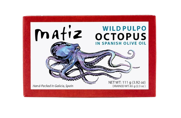 Wild-Caught Pulpo Octopus in Olive Oil